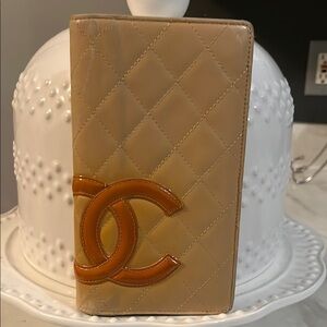 Chanel Quilted Beige Wallet